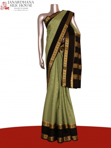 Pure Mysore Crepe Silk Saree